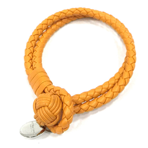 送料360円 ボッテガヴェネタ イントレチャート 2連 ブレスレット 113546 ユニセックス BOTTEGA VENETA 同梱NG