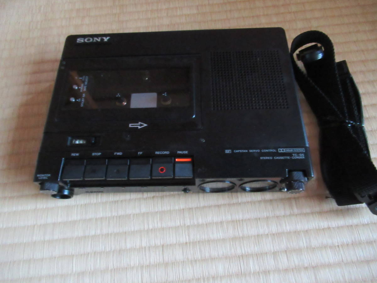 ジャンク品 Sony TC-D5 デンスケ カセットレコーダー(録音、再生 