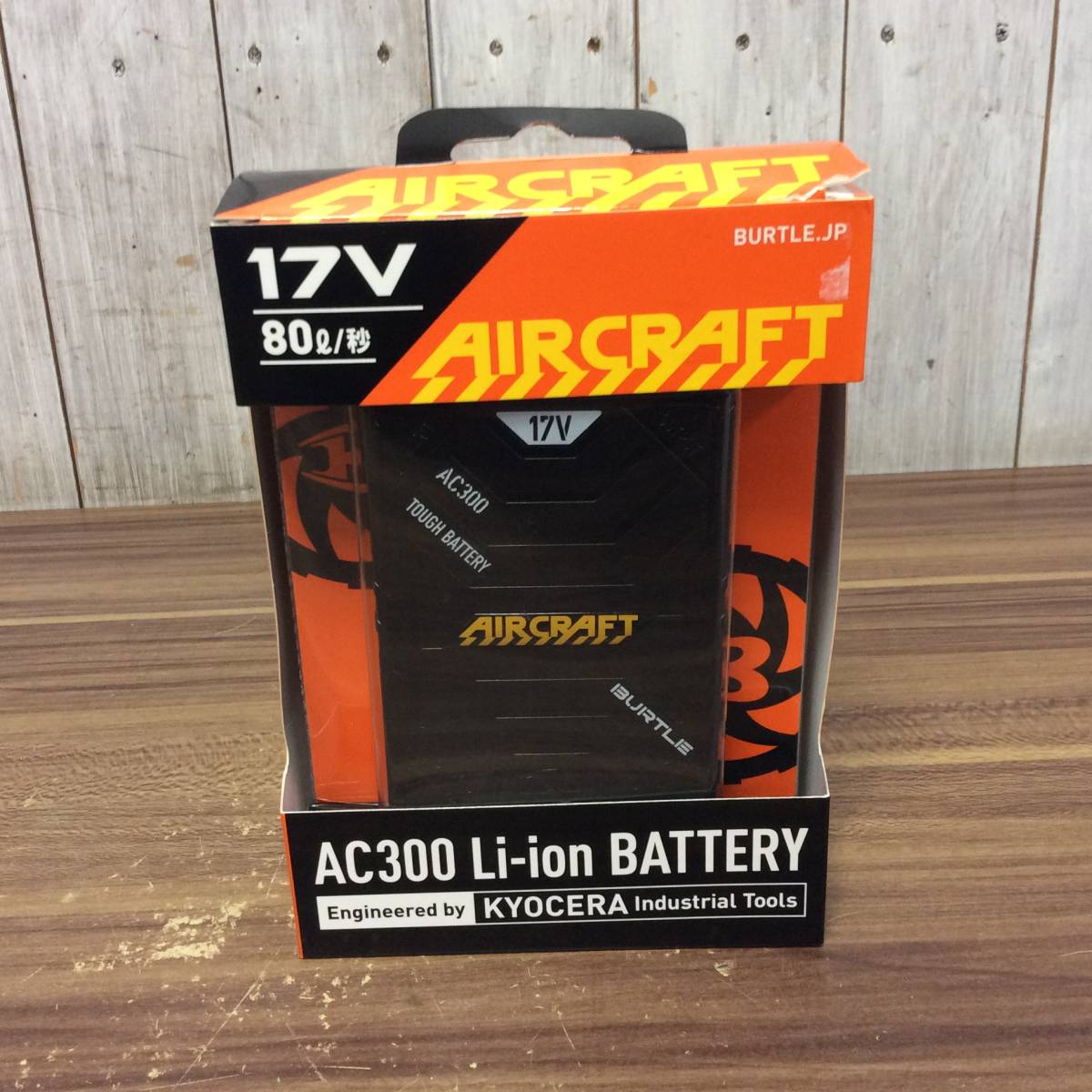 TH-9206】未使用 BURTLE 17Vバッテリ AC300 バッテリのみ 中古品