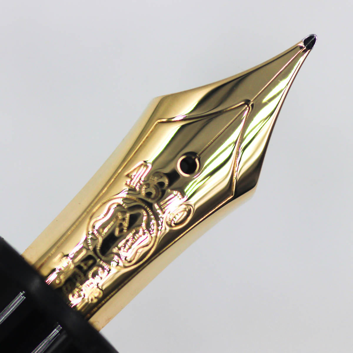 美品 モンブラン マイスターシュテュック 146 14C 全金 EF 極細