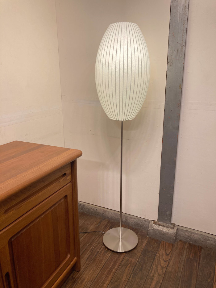 モデルルーム展示品 HermanMiller ハーマンミラー ジョージ・ネルソン バブルランプ CIGAR LOTUS FLOOR/hhstyleカッシーナヤマギワイームズ