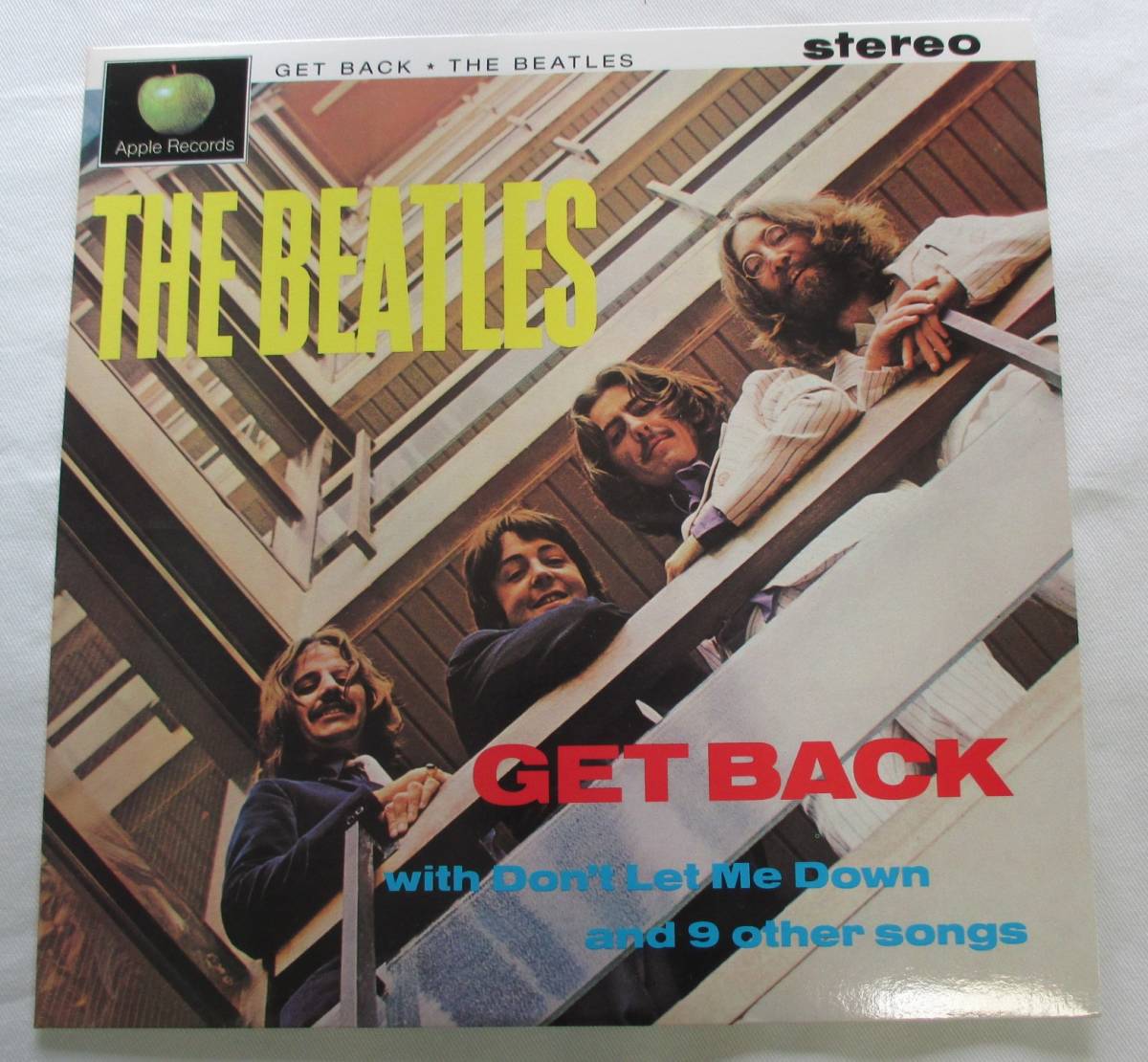 xyu☆LP-G8☆Beatles Get Back Apple Records Black Bird PCS 7080
