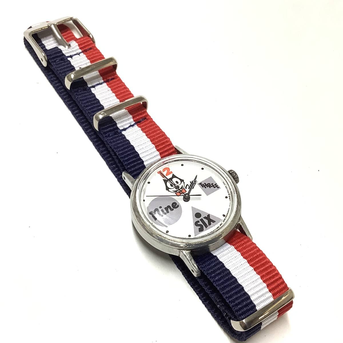 CITIZEN フィリックス Felix the cat 　時計　レトロ 激レア！ビンテージ、稼働中】シチズン CITIZEN Q&Q フィリックス ザ