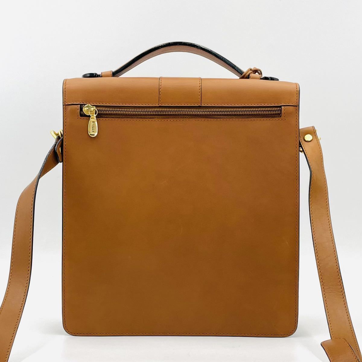 1円〜【希少・極美品】BALLY バリー メンズ ショルダーバッグ 
