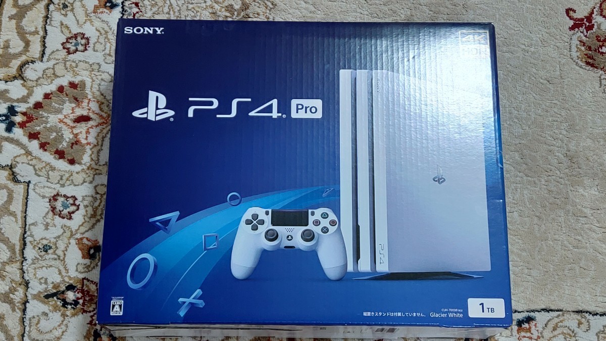 SONY「PS4pro」CUH-7000B グレイシャーホワイト(ジャンク品) ジャンク