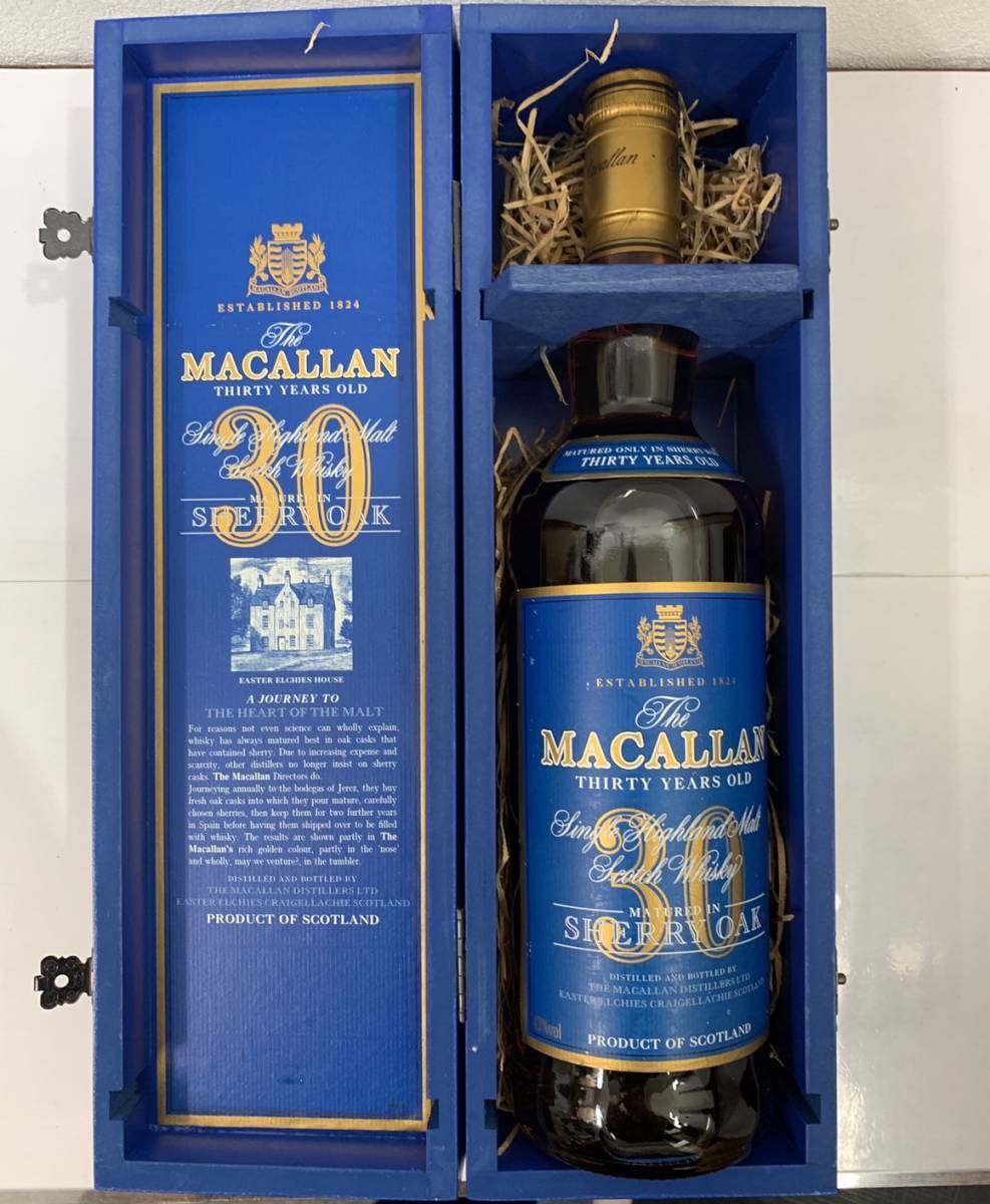 GY-2572TY】未開栓保管品 The MACALLAN ザ・マッカラン 30年 シェリー 