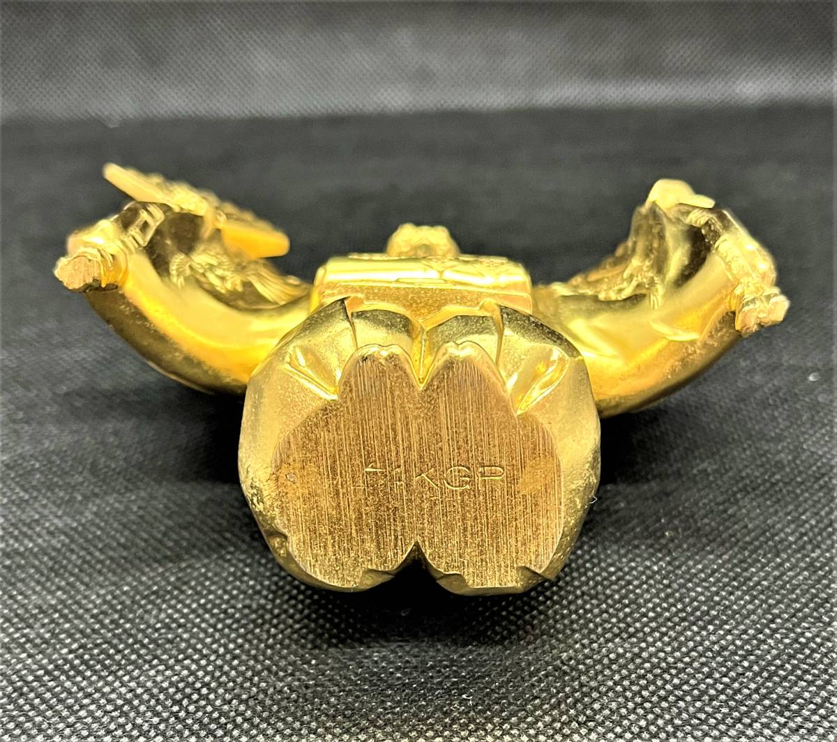 能面 置物 舞翁 24KGP刻印 ゴールド 縁起物 工芸/1398(和風)｜売買され