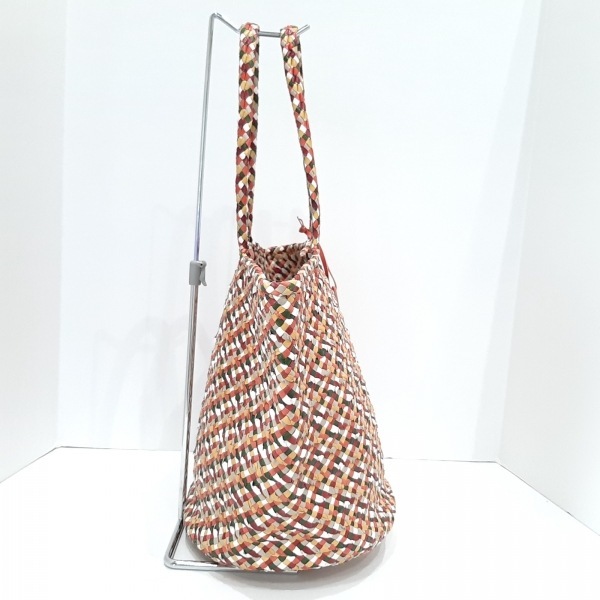 ヨーガンレール JURGEN LEHL トートバッグ - レザー レッド×グリーン