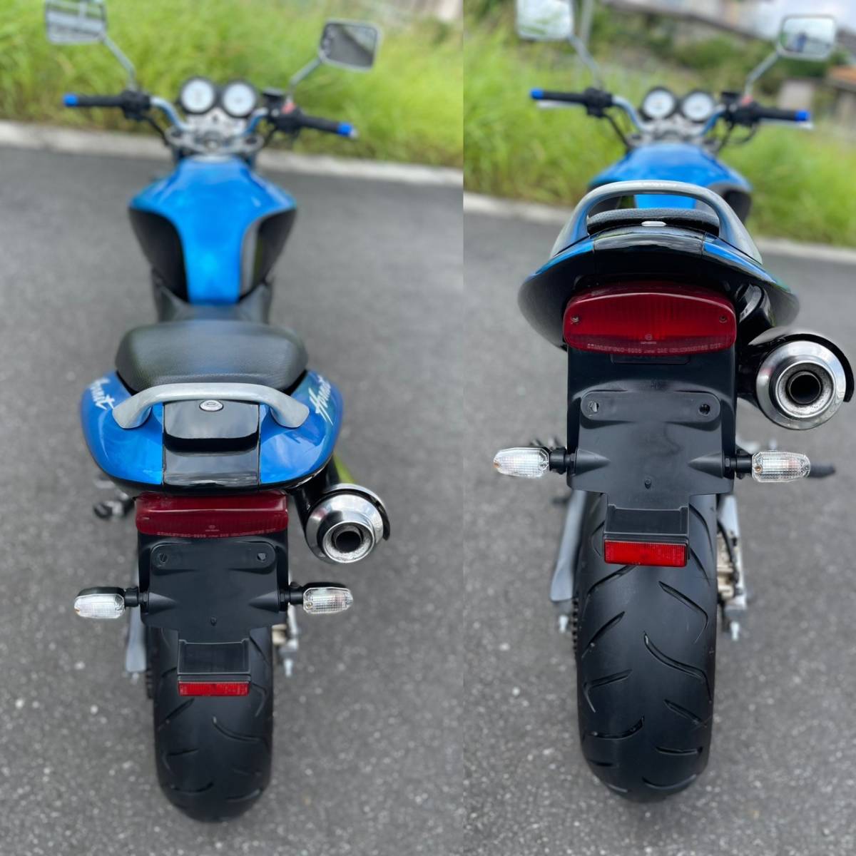 ホンダ ホーネット250 MC31 青／黒 タイヤF/R新品！ 簡易整備・オイル 