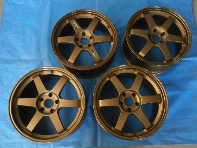 RAYS レイズ VR TE37 BR 18インチ 8.5J 9.5J 4本セット 希少サイズ(5穴 
