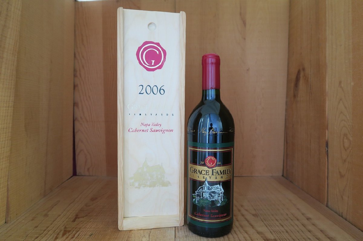 wineluvs1円～2006年グレース・ファミリー・ヴィンヤーズ・カベルネ・ソーヴィニョン・ナパヴァレー・エッチングボトル/木箱付H0822-1