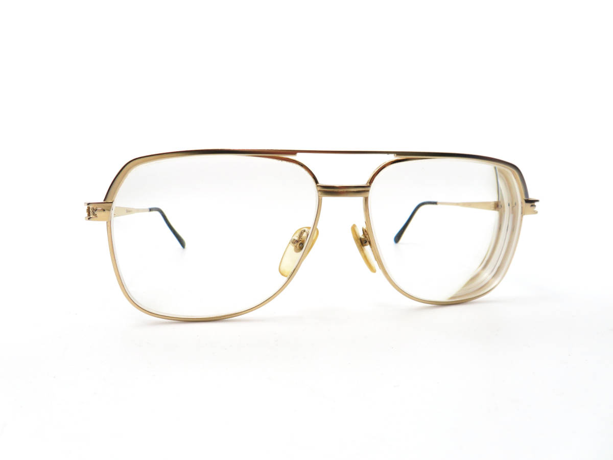 11812 美品 BURBERRY バーバリー ロゴ入り Ti-P 純チタンフレーム 度 