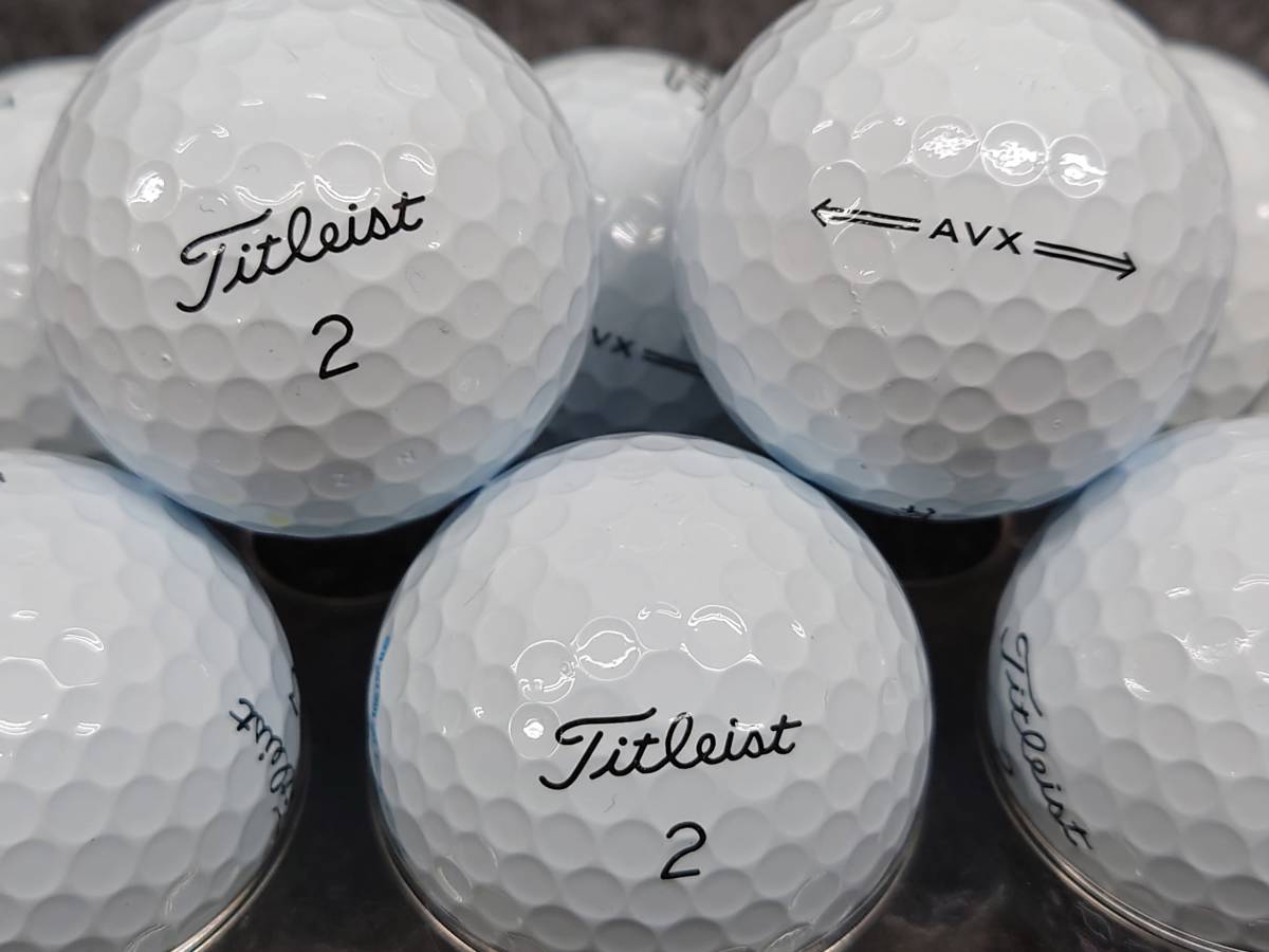 送料無料★高品質★A級★タイトリスト AVX '21 ホワイト 24球セット ゴルフボール★ロストボール