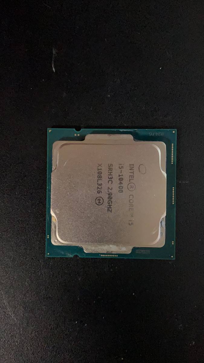 Intel I5 10400 LGA 1200 中古分解品 BIOS起動確認 社内管理番号A49