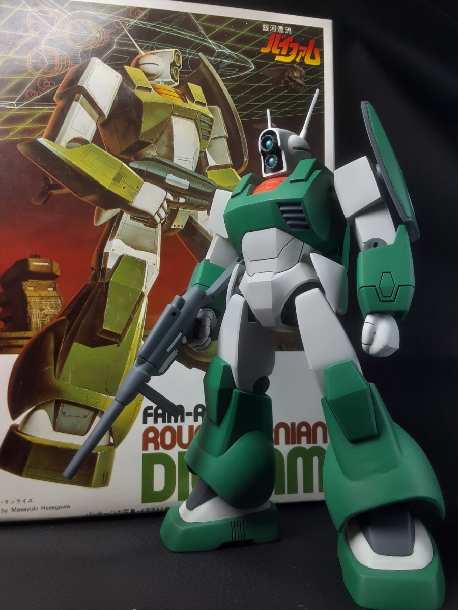 旧キット 1/144 銀河漂流バイファム RV ディルファム 塗装 改修 完成品