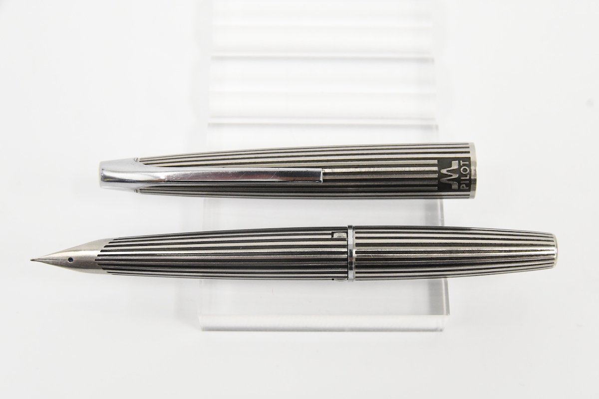 PILOT パイロット μ 701 ミュー ペン先一体 ストライプ 万年筆 μ