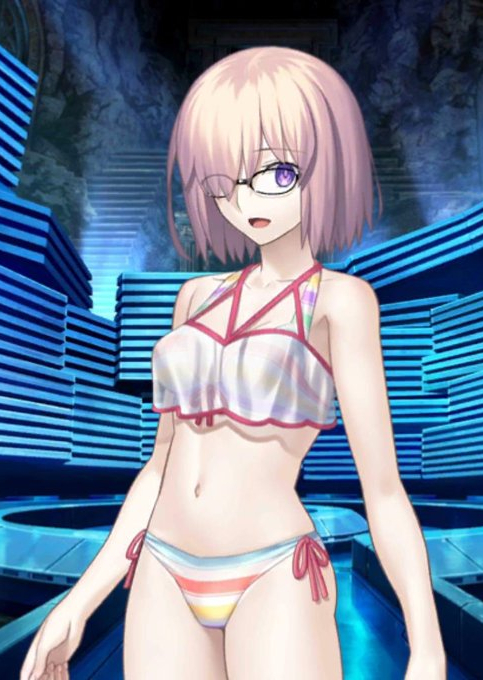 Fate/Grand Order FGO マシュ キリエライト 常夏の水着Ver.02 コスプレ