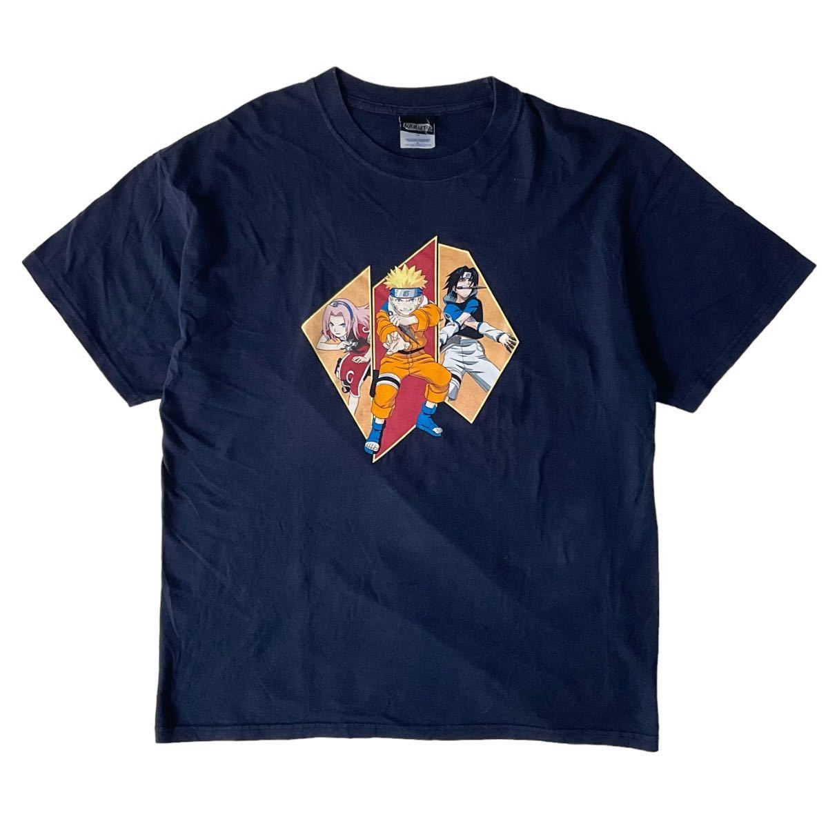 1円~ XL NARUTO 00s anime manga アニメTシャツ マンガ 週刊少年 