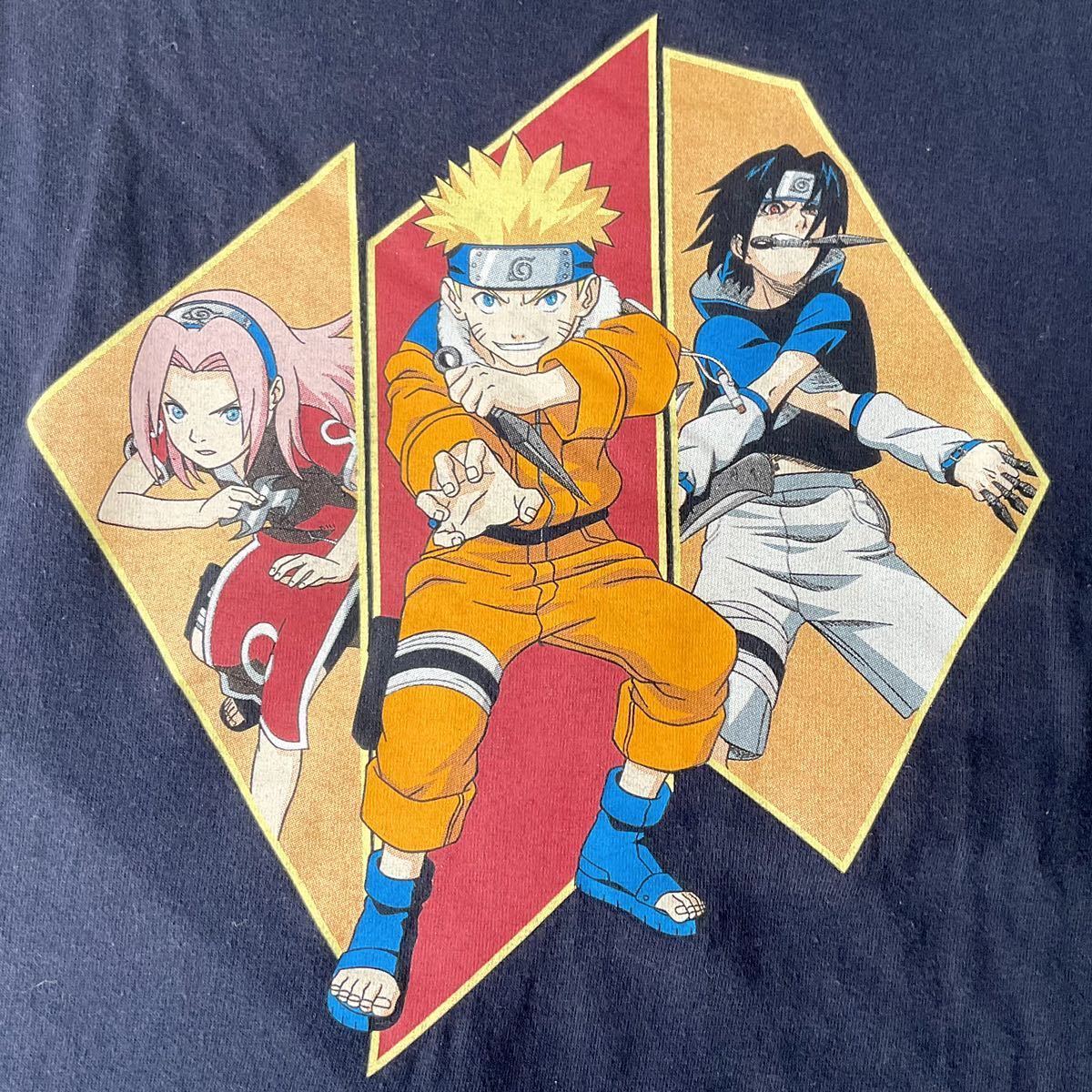 1円~ XL NARUTO 00s anime manga アニメTシャツ マンガ 週刊少年 