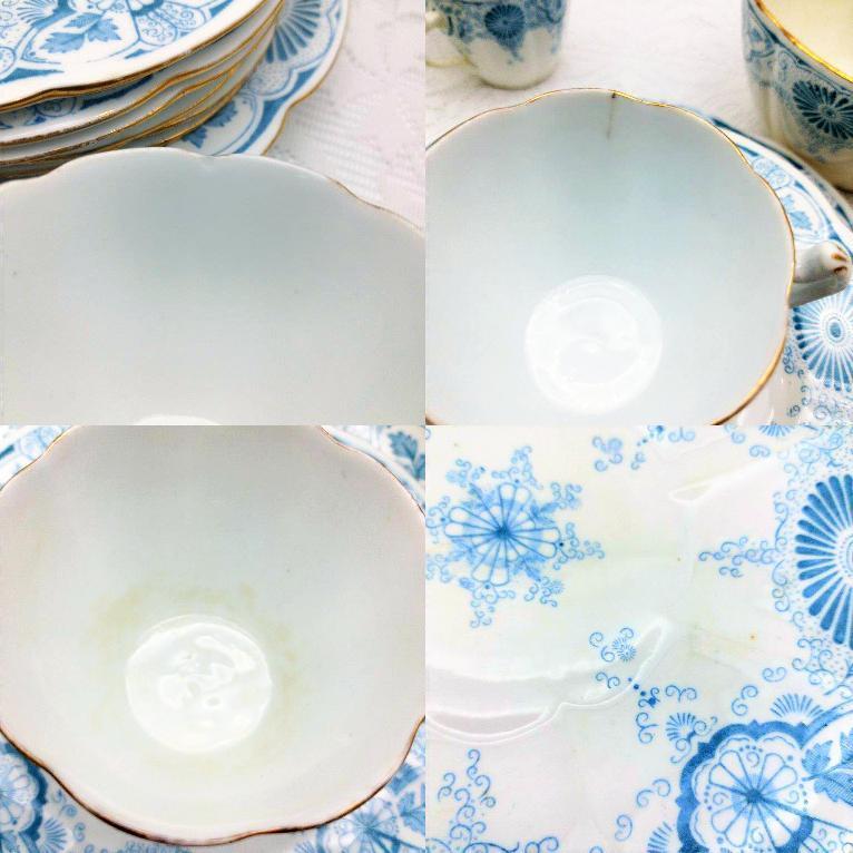 シェリー ワイルマン | アンティーク食器の専門店 FEELPORT Antique トリオ ヴィクトリア時代のアンティーク「ワイルマン」のティーセット 0 フラワー カップ＆ソーサー カップ&amp;ソーサー（キッチン用品 Wileman カップ ティーカップの中古品 shelley