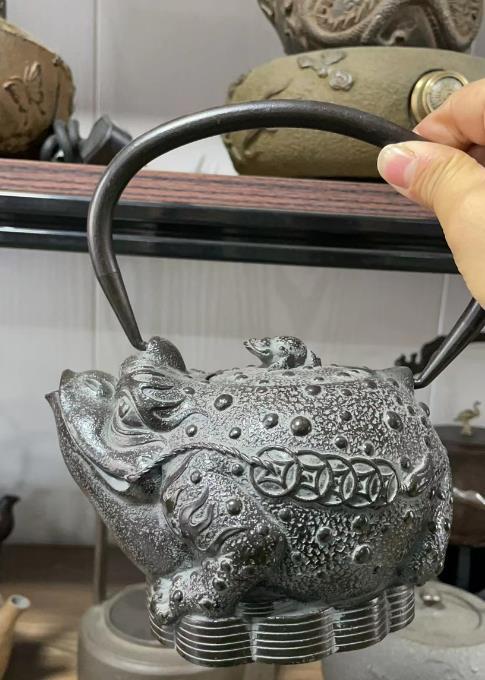 LIG】昭和初期 青銅製 細密彫金 唐草透文灯籠 特大104cm 一対 燈籠