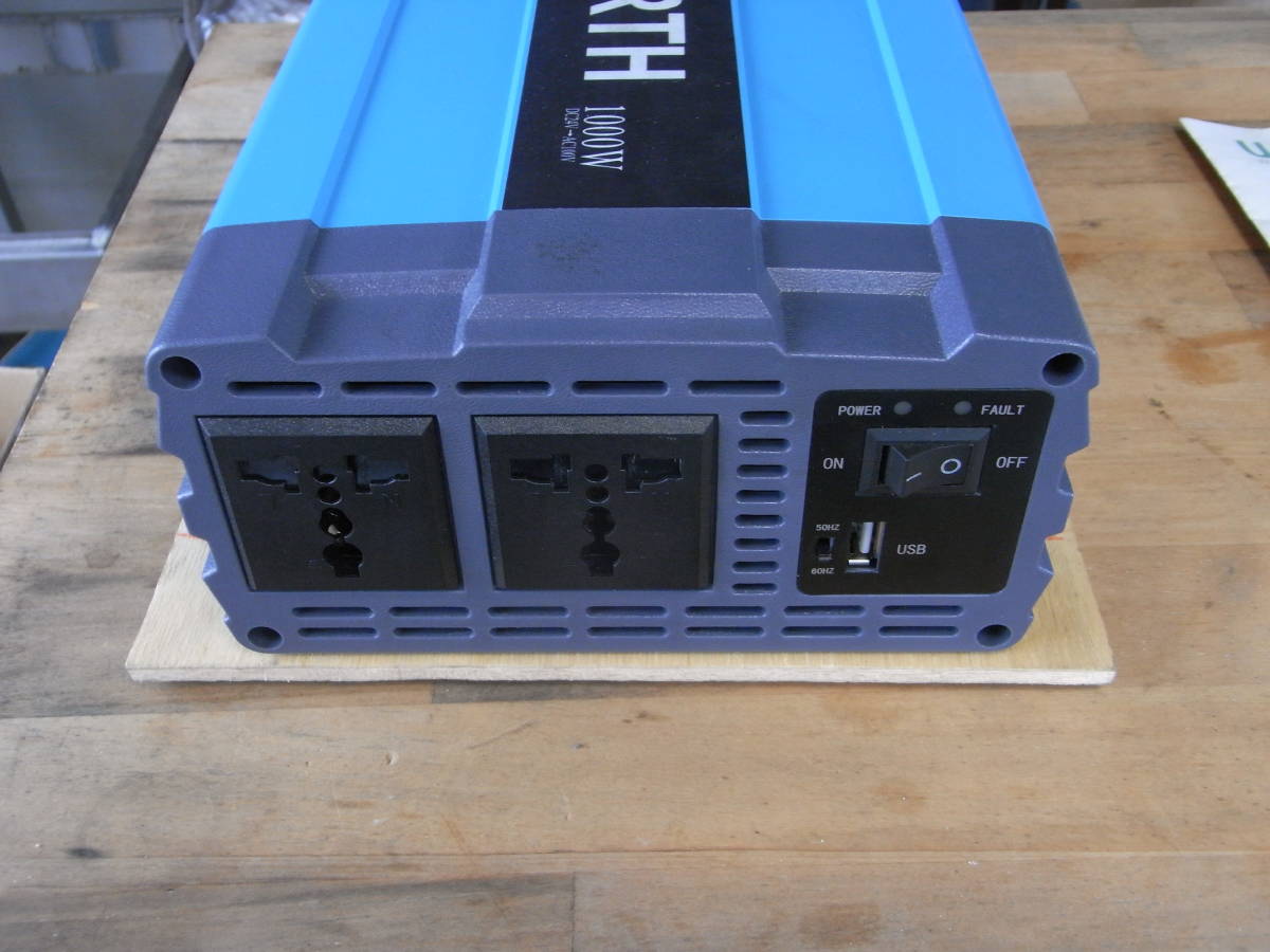 1000W : BIRTH 正弦波 修正正弦波インバーター 瞬間最大2000W DC12V 