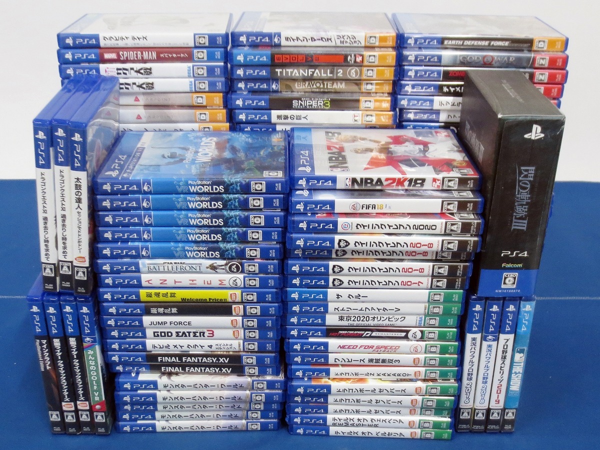 PS4 ソフトまとめ売り 1円～☆PS4 ジャンクソフト まとめ売り 125本セット ※ジャンク・現状