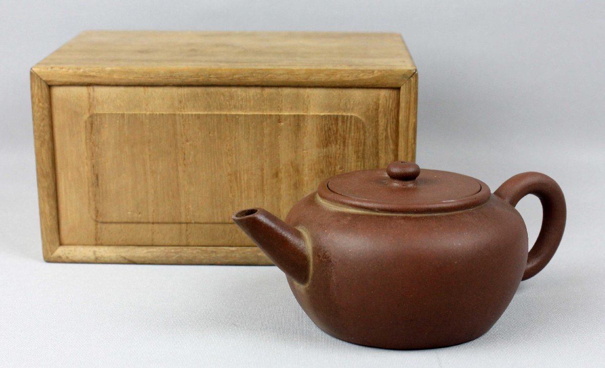【人気SALE，安い】 36 中国 唐物 共箱 朱泥 急須 煎茶道具(施釉陶)｜売買されたオークション情報、yahooの商品情報をアーカイブ公開 - オークファン 骨董陶磁器一般