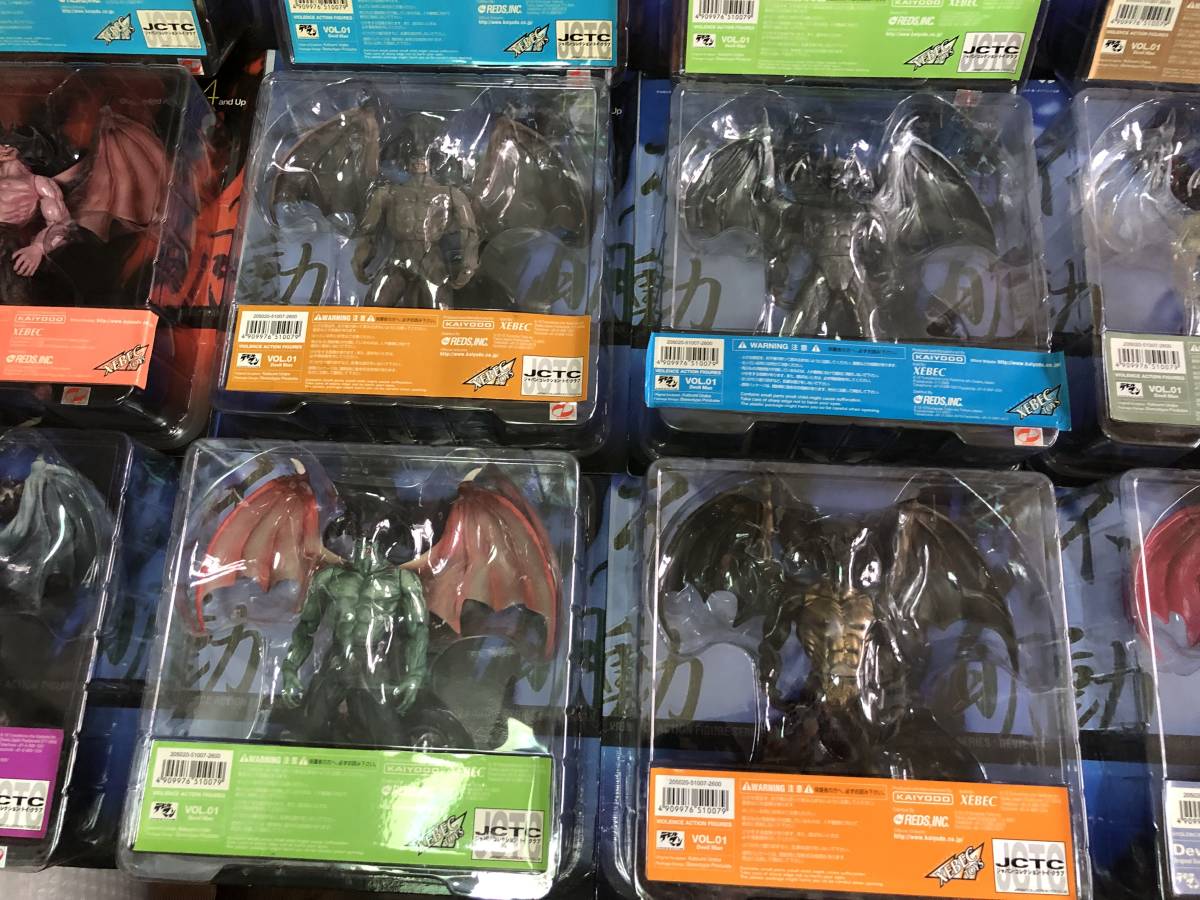 同梱不可　未開封品　デビルマン　フィギュア　14体セット　韮沢靖　海洋堂　KAIYODO　ジーベック　XEBEC　まとめ　大量　処分