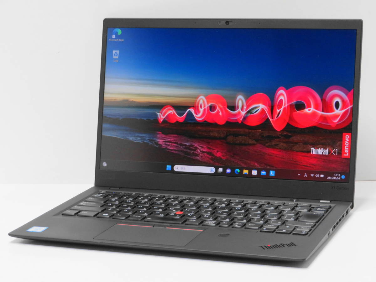 ☆使用1932h 第8世代Core i5 ThinkPad X1 Carbon Gen6 Core i5 8350U 