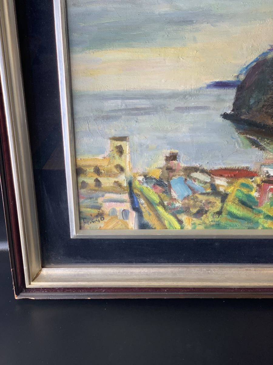 FCP 真作保証 朝比奈文雄 油彩画6号 「薔薇」 日展評議員 師・