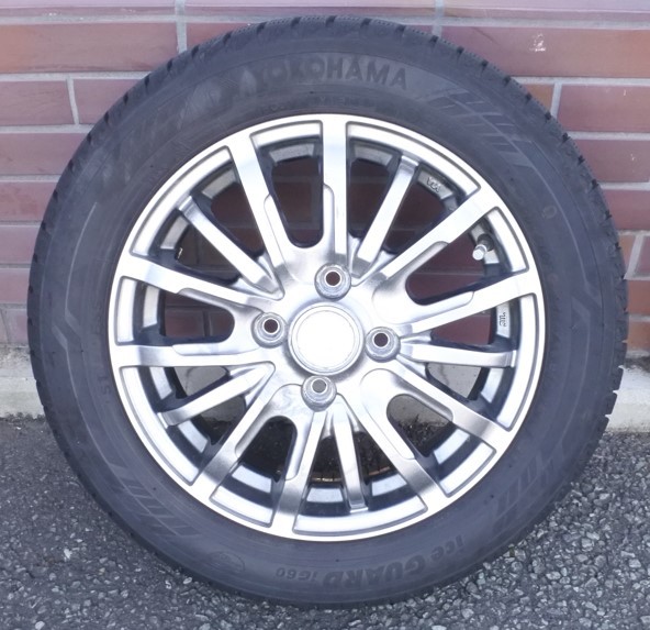 格安 軽自動車 アルミホイール スタッドレスタイヤ 155-65-14 YOKOHAMA ice GUARD iG60 4本 20230826 htymmnr m 0825 スタッドレス 155&frasl;65r14 スタッドレスタイヤ 155⁄65r14 セット」の人気商品一覧・価格比較 ホイールセット（対応