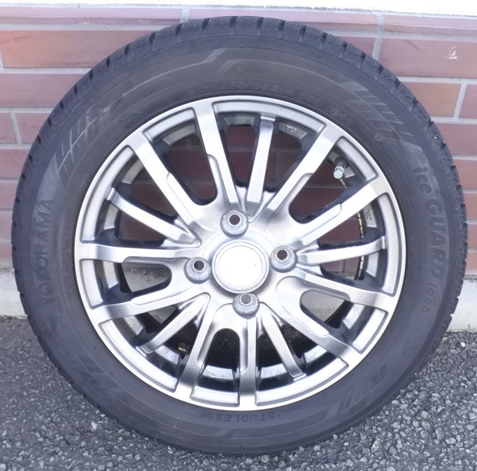 格安 軽自動車 アルミホイール スタッドレスタイヤ 155-65-14 YOKOHAMA ice GUARD iG60 4本 20230826 htymmnr m 0825 スタッドレス 155&frasl;65r14 スタッドレスタイヤ 155⁄65r14 セット」の人気商品一覧・価格比較 ホイールセット（対応
