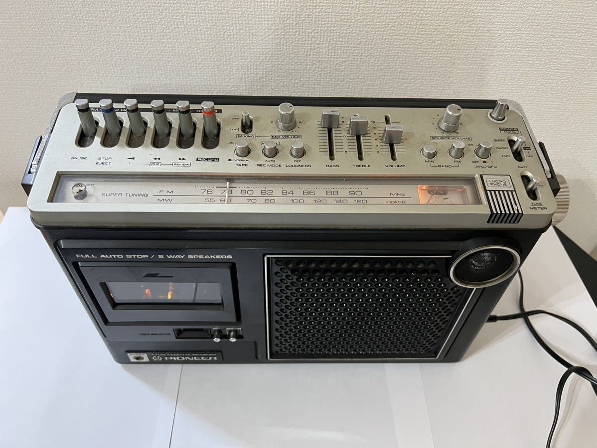 ☆ジャンク品☆ラジカセ RK-888 Pioneer パイオニア パイオニア