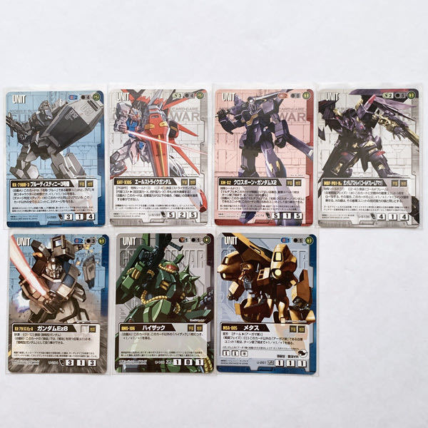 バンダイ□GUNDAM WAR-ガンダムウォー-□まとめ売り SRパーフェクト