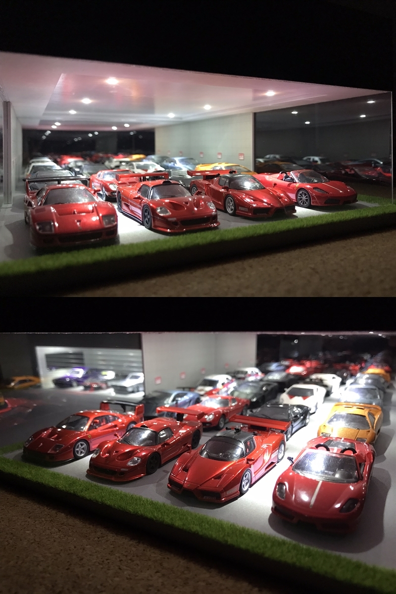 ミニカー専用ジオラマ：1/64 カーディーラーⅣ（オールブラック