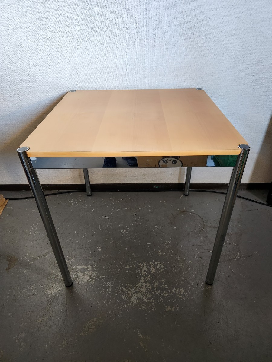 USMハラー/テーブル/サイズW750×D750/天板：ナチュラル/