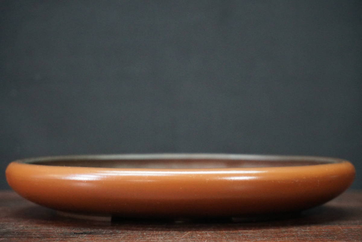 ☆盆栽日和☆ 和鉢 【峰輝堂】 内縁楕円鉢 21.4㎝ Yahoo!