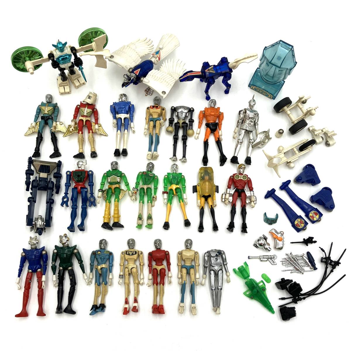 激安大特価，爆買い ジャンク 旧タカラ ミクロマン アクロイヤー マグネモ パーツ 大量 まとめ TAKARA 当時物 昭和レトロ 変身サイボーグ 現状品 D-3680(ミクロマン)｜売買されたオークション情報、yahooの商品情報 ミクロマン