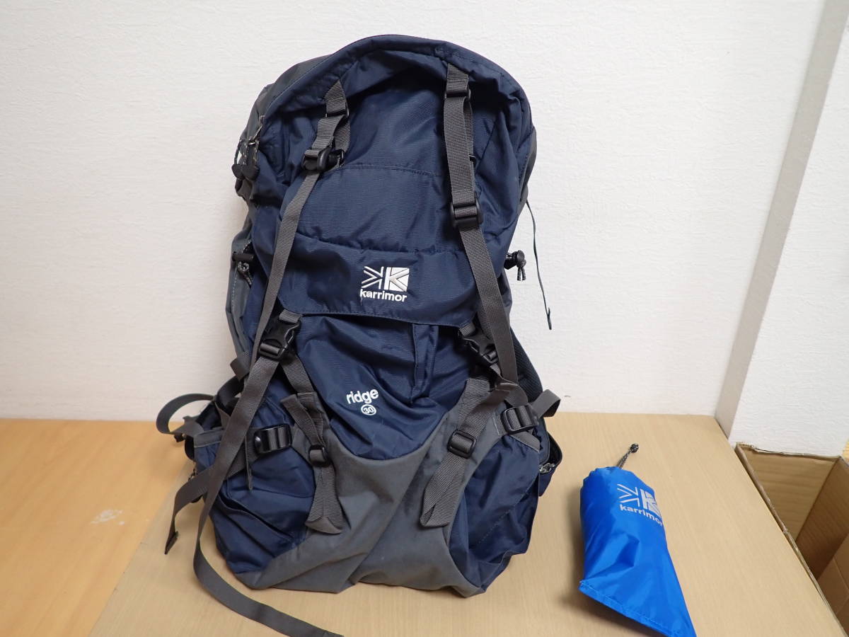 「5085/S7B」カリマー karrimor リッジ30 ridge30 バックパック 30L ザック デイバック リュックサック 登山 レインカバー付