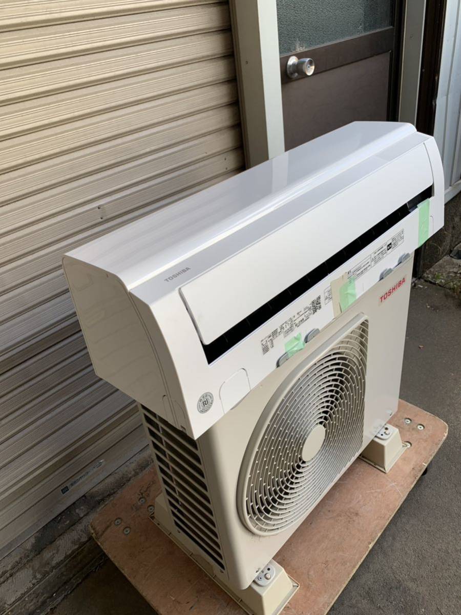 TOSHIBA 東芝 ルームエアコン RAS-J221M 2022年 2.2kw 100v 通電確認済 