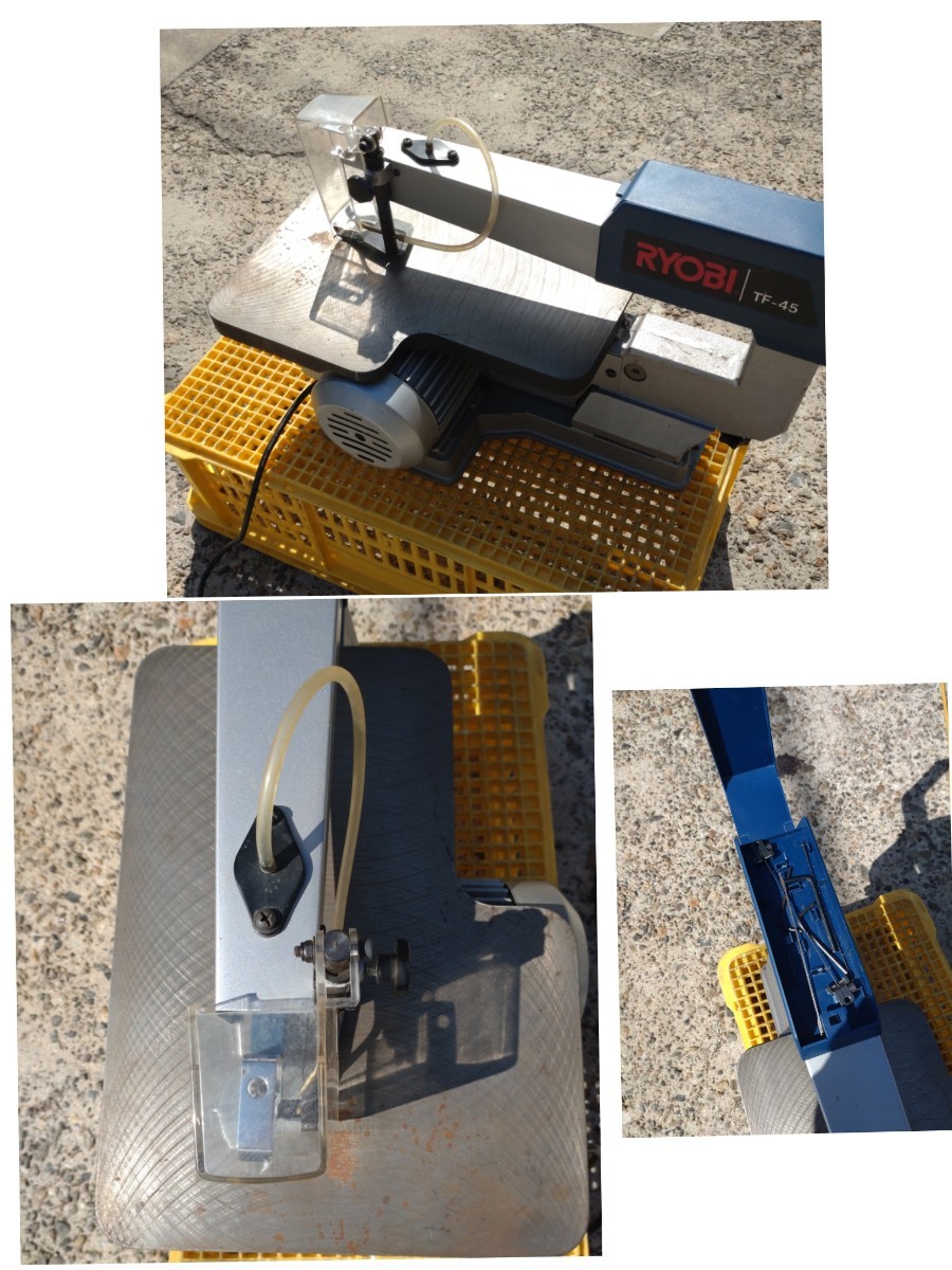 中古 リョービ TF-45 卓上糸ノコ盤 モーター異音なし 動作確認済 RYOBI