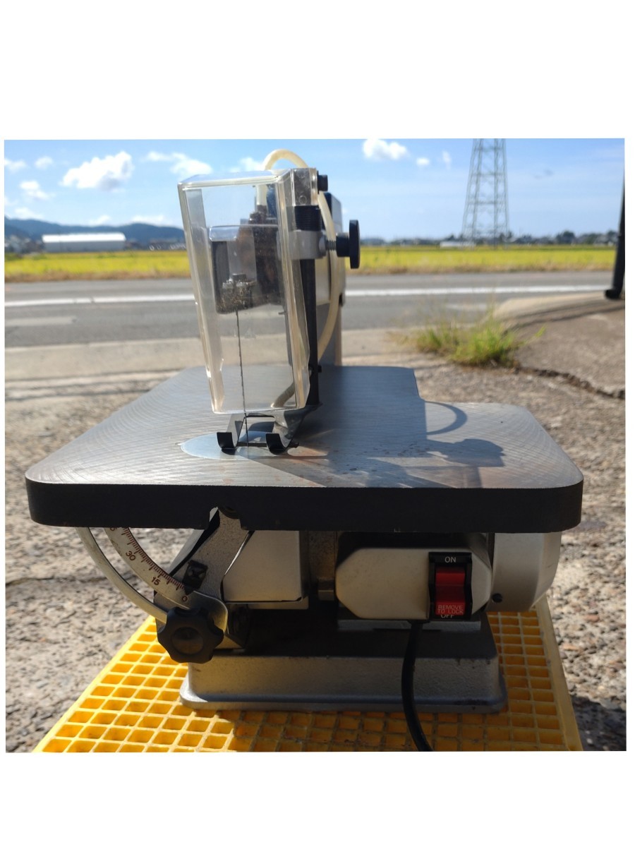 中古 リョービ TF-45 卓上糸ノコ盤 モーター異音なし 動作確認済 RYOBI