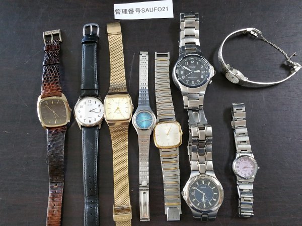 15本のメンズ時計セット ジャンク品 腕時計 1円 Yahoo!オークション 懐中時計 ジャンク品 スウォッチ
