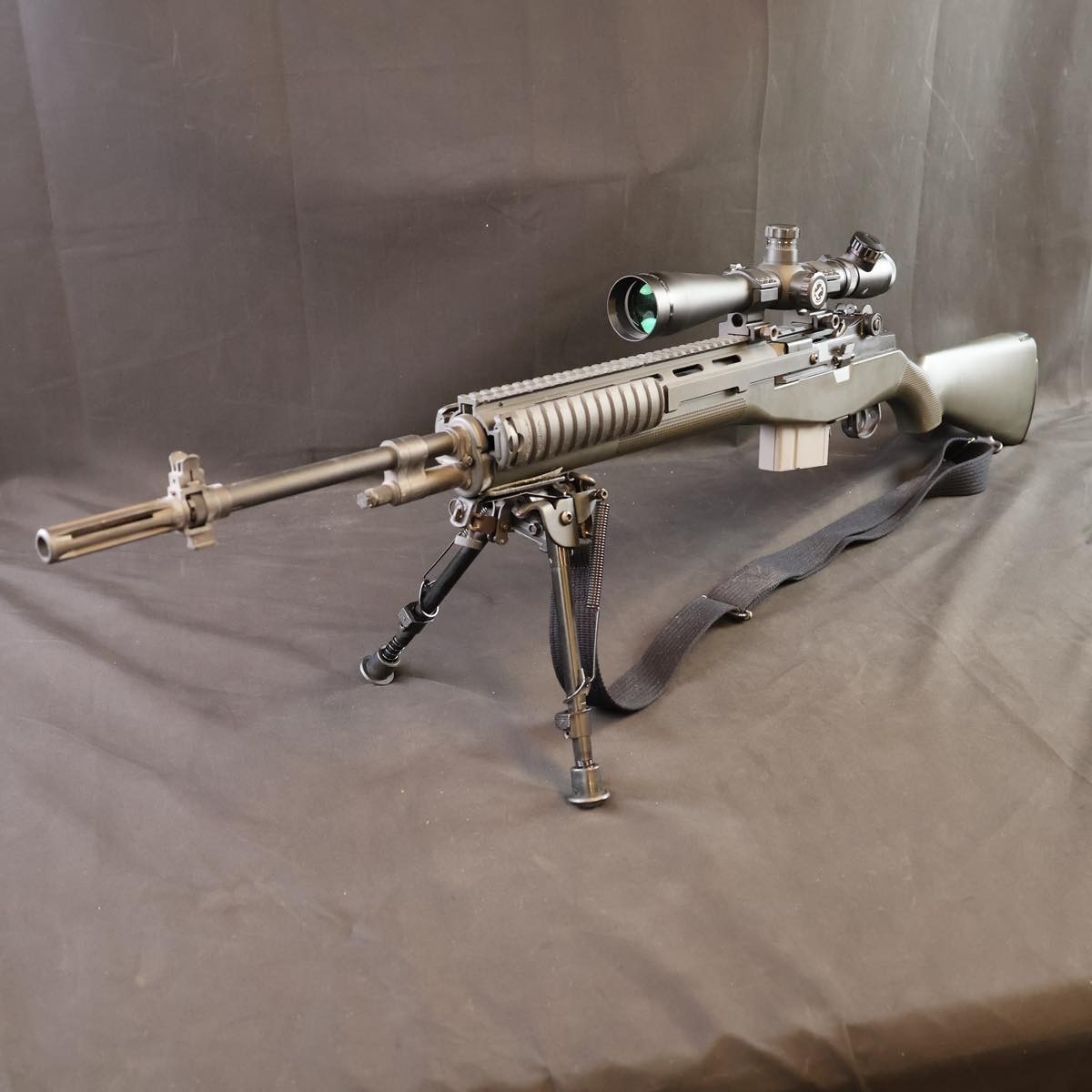 東京マルイ M14 電動ガン OD RAS カスタム #9570(電動ガン)｜売買されたオークション情報、yahooの商品情報をアーカイブ公開 ...