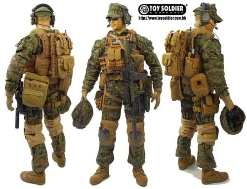 TOY SOLDIER woodland marpat cqb※1/6アクションフイギュア Marine