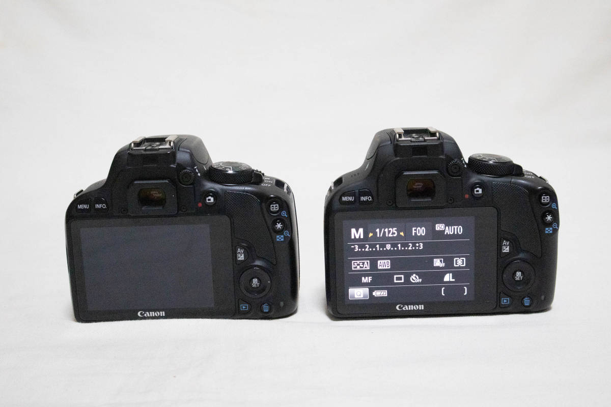 ☆Canon/デジタル一眼レフカメラ/EOS kiss x7×2/充電器2つ・充電池3つ