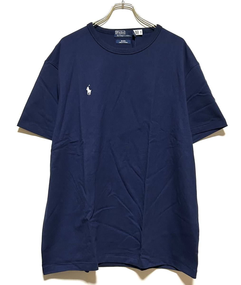 【新品】POLO RALPH LAUREN for BEAMS Heavy Weight Short Sleeve T-Shirt（XL）紺 ラルフローレン ビームス ヘビーウェイト 半袖 Tシャツ
