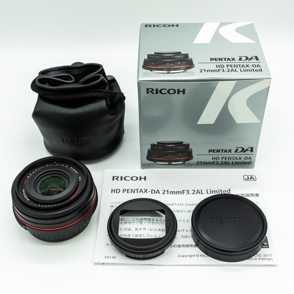 HD PENTAX-DA 21mmF3.2AL Limited ブラック Limited HD PENTAX-DA in