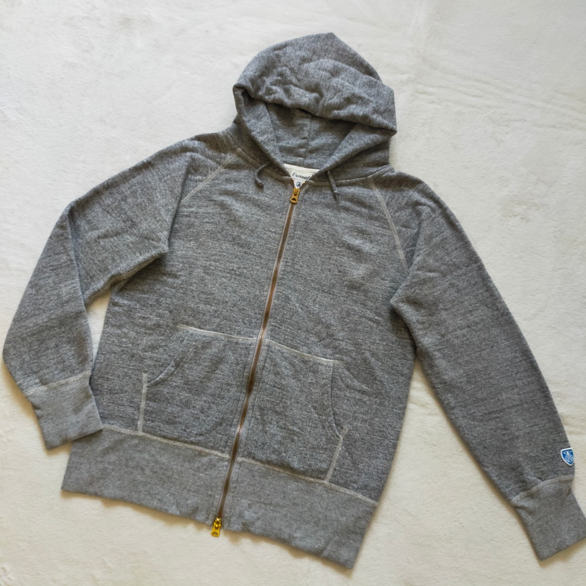 Orcival オーチバル　グレー パーカー サイズ4 ORCIVAL オーシバル サイズ4 L相当 ジップアップ スウェットパーカー